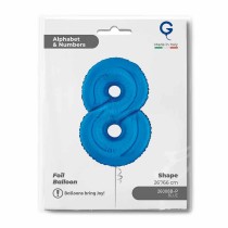Palloncino in Foil 26" Numero 8 Blu "Blue" Numeri 26" Blu "Blue Royal"