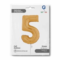 Palloncino in Foil 26" Numero 5 Oro "Gold" Numeri 26" Oro "Gold"