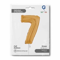 Palloncino in Foil 26" Numero 7 Oro "Gold" Numeri 26" Oro "Gold"
