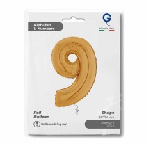 Palloncino in Foil 26" Numero 9 Oro "Gold" Numeri 26" Oro "Gold"