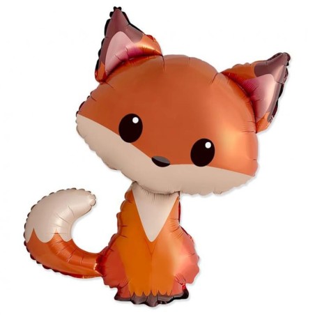 Palloncino in Foil 36" Super Shape Volpe "Fox" Animali (Giungla e Bosco)