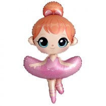 Palloncino in Foil 46" Super Shape Ballerina "Ballet" Festa Tema Danza e Ballerine
