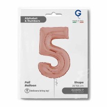Palloncino in Foil 26" Numero 5 Rose Gold Numeri 26" Rose Gold