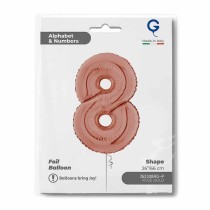 Palloncino in Foil 26" Numero 8 Rose Gold Numeri 26" Rose Gold