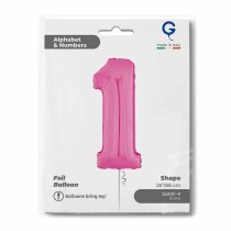 Palloncino in Foil 26" Numero 1 Fucsia "Hot Pink" Numeri 26" Fucsia "Hot Pink"