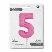Palloncino in Foil 26" Numero 5 Fucsia "Hot Pink" Numeri 26" Fucsia "Hot Pink"