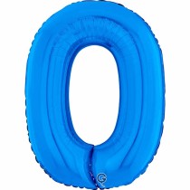 Palloncino in Foil 26" Numero 0 Blu "Blue" Numeri 26" Blu "Blue Royal"