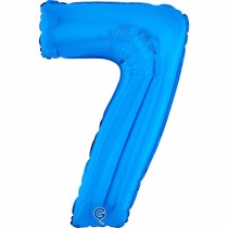 Palloncino in Foil 26" Numero 7 Blu "Blue" Numeri 26" Blu "Blue Royal"