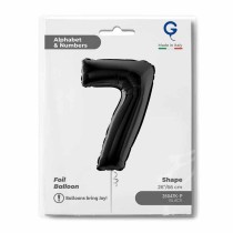 Palloncino in Foil 26" Numero 7 Nero "Black" Numeri 26" Nero "Black"