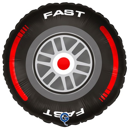 Palloncino in Foil 18" Pneumatico da Corsa "Tire" Sport e Veicoli Grabo
