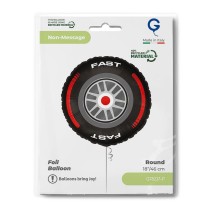 Palloncino in Foil 18" Pneumatico da Corsa "Tire" Sport e Veicoli Grabo