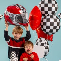 Palloncino in Foil 18" Junior Shape Casco da Motociclista "Motorcycle Helmet" Sport e Veicoli Grabo