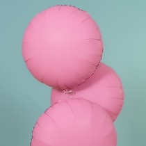 Palloncino in Foil 18" Tondo Rosa Sakura "Soft Matte Sakura Pink" Tondi Regular 18"
