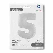 Palloncino in Foil 40" Numero 5 Bianco "White" Numeri 40" Bianco "White"