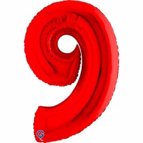Palloncino in Foil 40" Numero 9 Rosso "Red" Numeri 40" Rosso "Red"