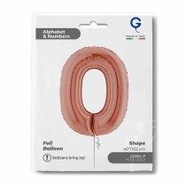 Palloncino in Foil 40" Numero 0 Rose Gold Numeri 40" Rose Gold