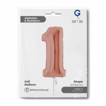 Palloncino in Foil 40" Numero 1 Rose Gold Numeri 40" Rose Gold