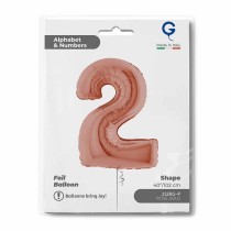 Palloncino in Foil 40" Numero 2 Rose Gold Numeri 40" Rose Gold