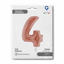 Palloncino in Foil 40" Numero 4 Rose Gold Numeri 40" Rose Gold