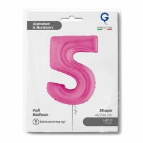 Palloncino in Foil 40" Numero 5 Fucsia "Hot Pink" Numeri 40" Fucsia "Hot Pink"