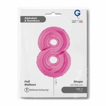 Palloncino in Foil 40" Numero 8 Fucsia "Hot Pink" Numeri 40" Fucsia "Hot Pink"