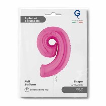 Palloncino in Foil 40" Numero 9 Fucsia "Hot Pink" Numeri 40" Fucsia "Hot Pink"