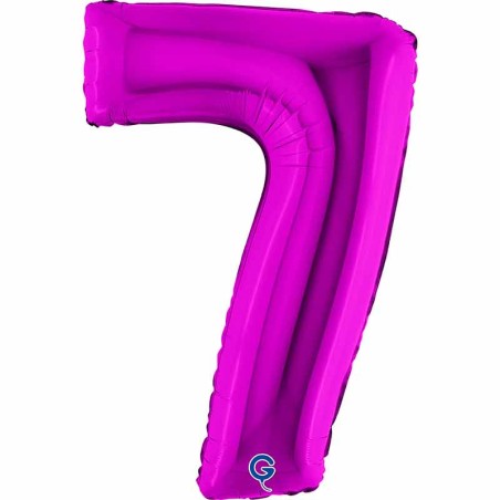 Palloncino in Foil 40" Numero 7 Viola "Purple" Numeri 40" Viola "Purple"
