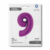 Palloncino in Foil 40" Numero 9 Viola "Purple" Numeri 40" Viola "Purple"