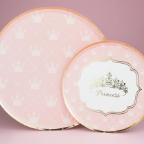 Bicchiere di Carta 250ml Principessa Rosa 6pz Nascita Principessa