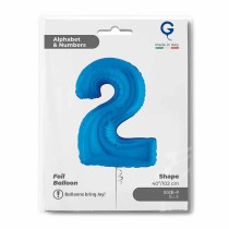 Palloncino in Foil 40" Numero 2 Blu "Blue" Numeri 40" Blu "Blue Royal"