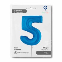 Palloncino in Foil 40" Numero 5 Blu "Blue" Numeri 40" Blu "Blue Royal"