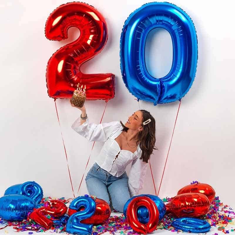 Folat Palloncino Foil Mi Manchi! Blu 45 Cm
