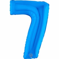 Palloncino in Foil 40" Numero 7 Blu "Blue" Numeri 40" Blu "Blue Royal"