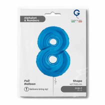 Palloncino in Foil 40" Numero 8 Blu "Blue" Numeri 40" Blu "Blue Royal"