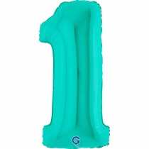 Palloncino in Foil 40" Numero 1 Tiffany Numeri 40" Tiffany