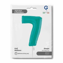 Palloncino in Foil 40" Numero 7 Tiffany Numeri 40" Tiffany