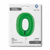 Palloncino in Foil 40" Numero 0 Verde "Green" Numeri 40" Verde "Green"