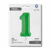 Palloncino in Foil 40" Numero 1 Verde "Green" Numeri 40" Verde "Green"