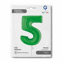 Palloncino in Foil 40" Numero 5 Verde "Green" Numeri 40" Verde "Green"