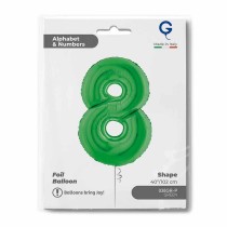 Palloncino in Foil 40" Numero 8 Verde "Green" Numeri 40" Verde "Green"