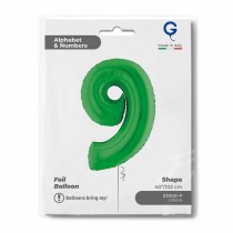 Palloncino in Foil 40" Numero 9 Verde "Green" Numeri 40" Verde "Green"