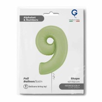 Palloncino in Foil 40" Numero 9 Verde Oliva "Satin Olive" Numeri 40" Verde Oliva "Satin Olive Green"