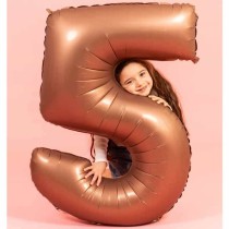 Palloncino in Foil 40" Numero 9 Cioccolato "Satin Chocolate" Numeri 40" Cioccolato "Satin Chocolate"