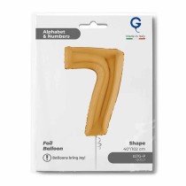 Palloncino in Foil 40" Numero 7 Oro "Gold" Numeri 40" Oro "Gold"