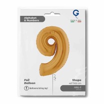 Palloncino in Foil 40" Numero 9 Oro "Gold" Numeri 40" Oro "Gold"