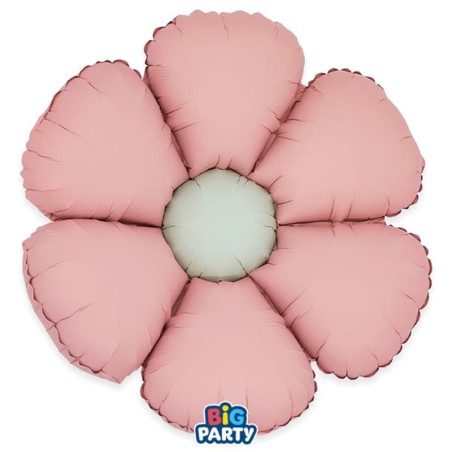 Palloncino in Foil 23" Junior Shape Margherita Rosa "Pink Flower" Piante e Fiori
