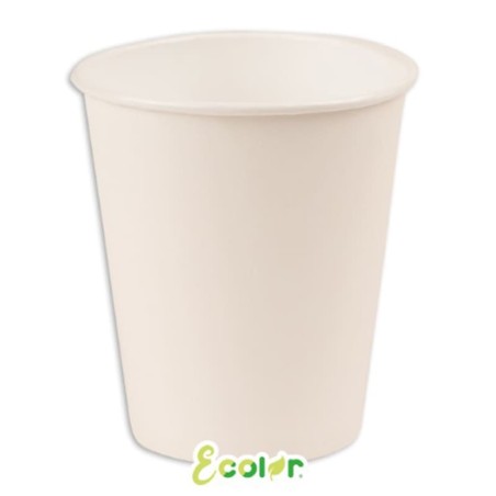 Bicchiere di Carta 250ml Ecolor Avorio "Ivory" 25pz Avorio "Ivory"