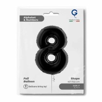 Palloncino in Foil 40" Numero 8 Nero "Black" Numeri 40" Nero "Black"
