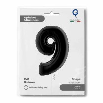 Palloncino in Foil 40" Numero 9 Nero "Black" Numeri 40" Nero "Black"