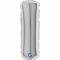 Palloncino in Foil 7" Lettera "I" Argento Lettere Piccole 7"